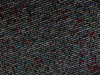 Lignes de code HTML affichées sur l'écran d'un développeur